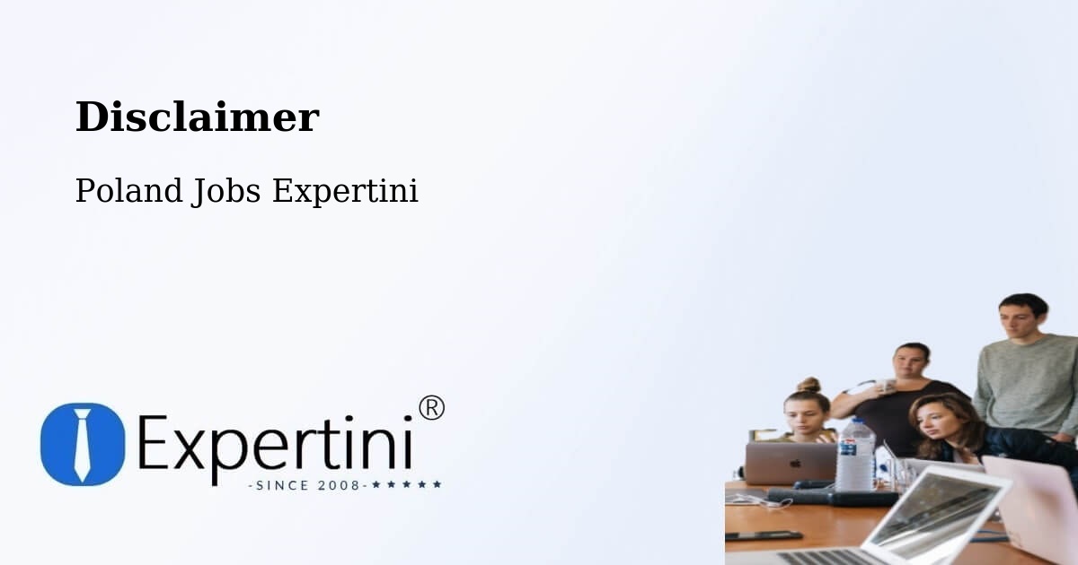 Disclaimer – Ułęż - Poland Jobs Expertini