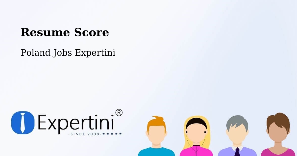 Resume Score & Job Description Match Tool – Ułęż - Poland Jobs Expertini